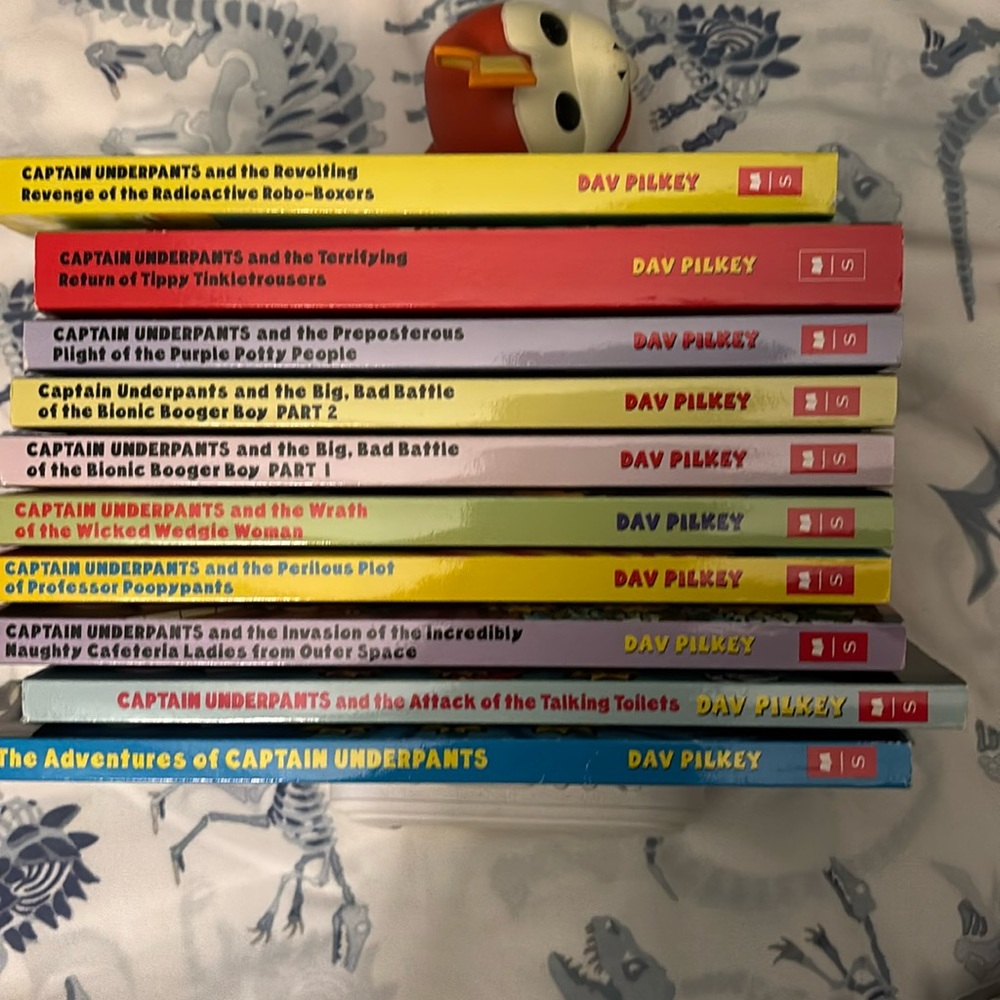 Captain underpants paperback books